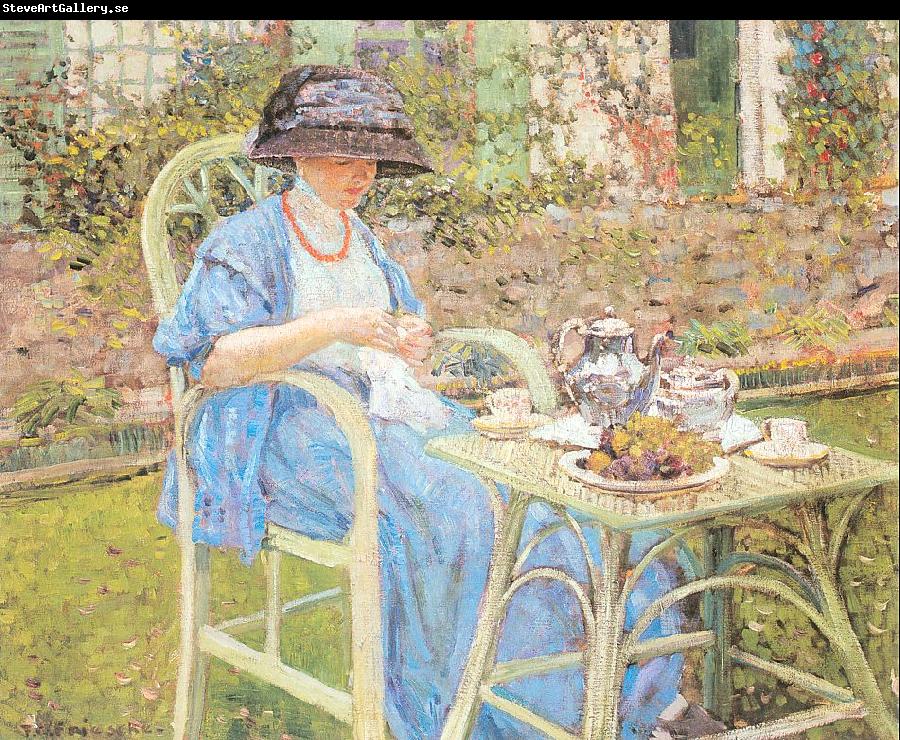 Frieseke, Frederick Carl Breakfast in the Garden